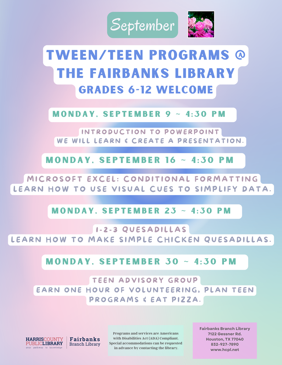 teen programs